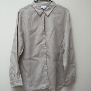 J Jill linen tunic blouse